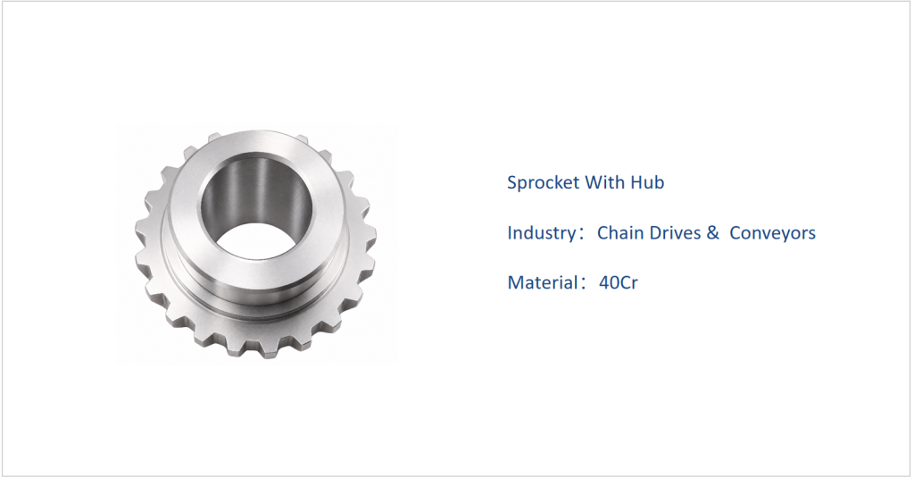 Sprocket with hub